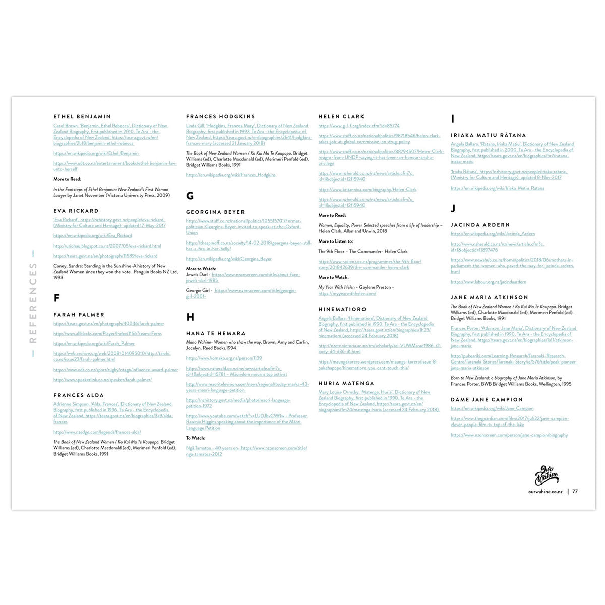 Our Wāhine A3 E-Book (DIGITAL DOWNLOAD)