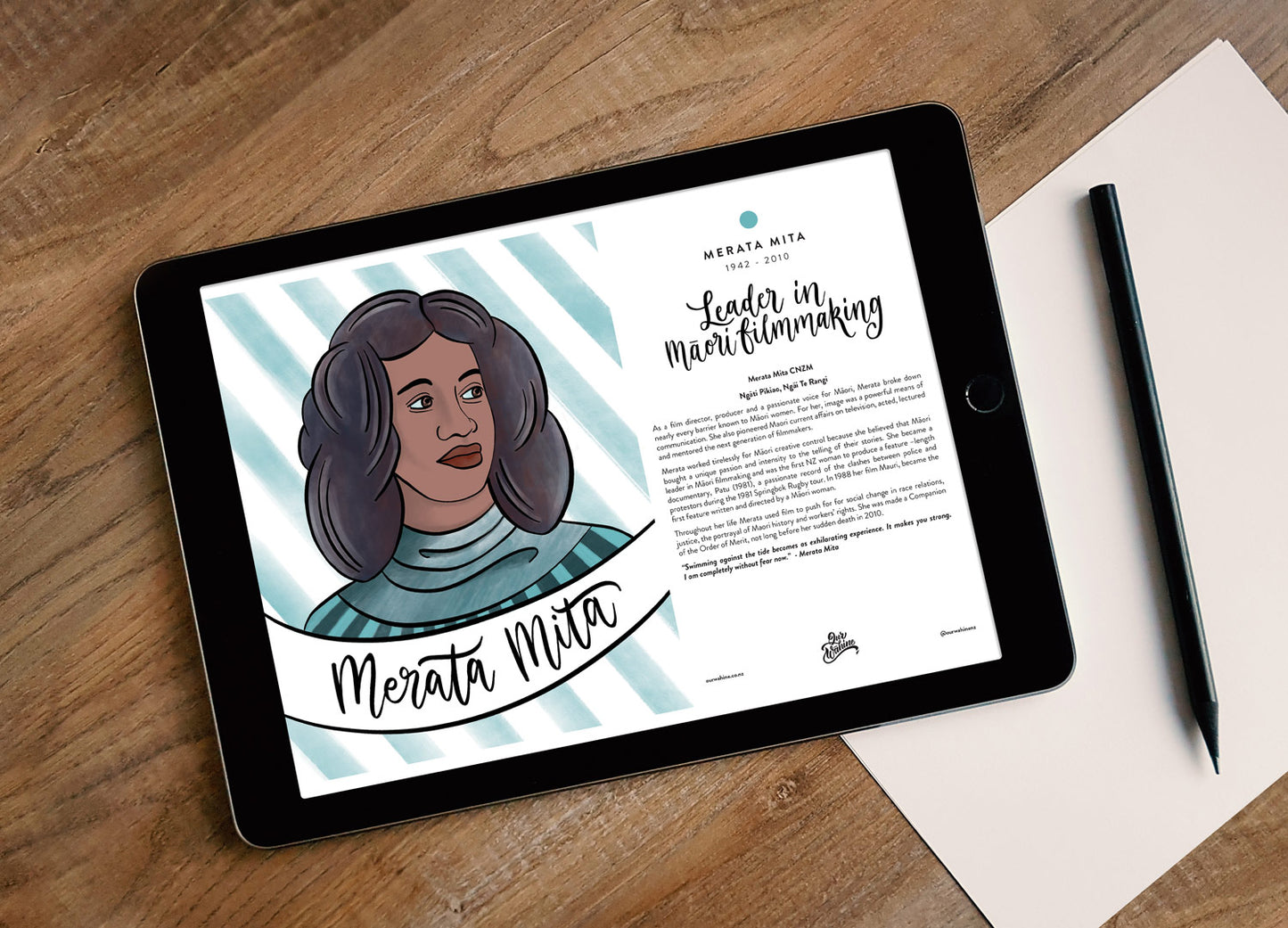 Our Wāhine A3 E-Book (DIGITAL DOWNLOAD)