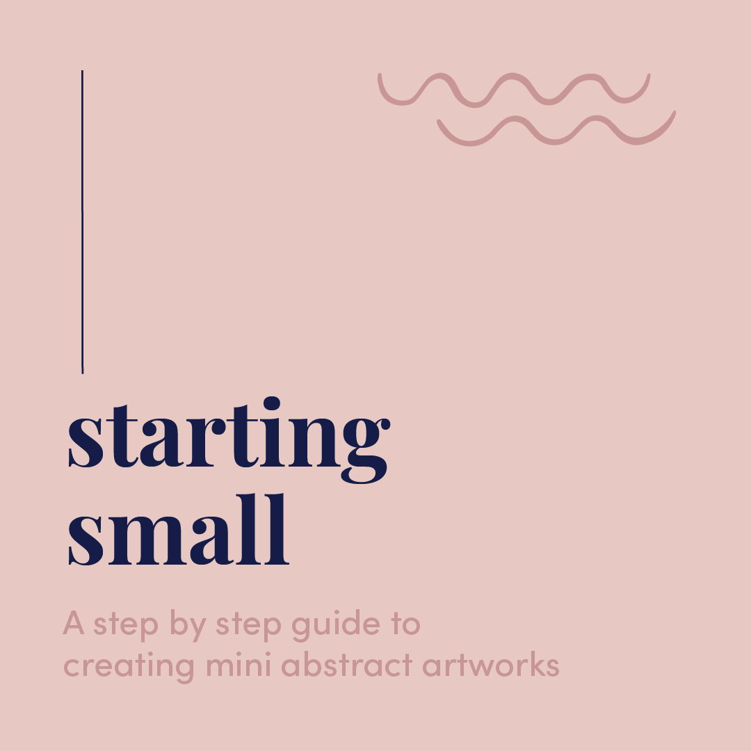 Introducing my first online course "Starting Small"
