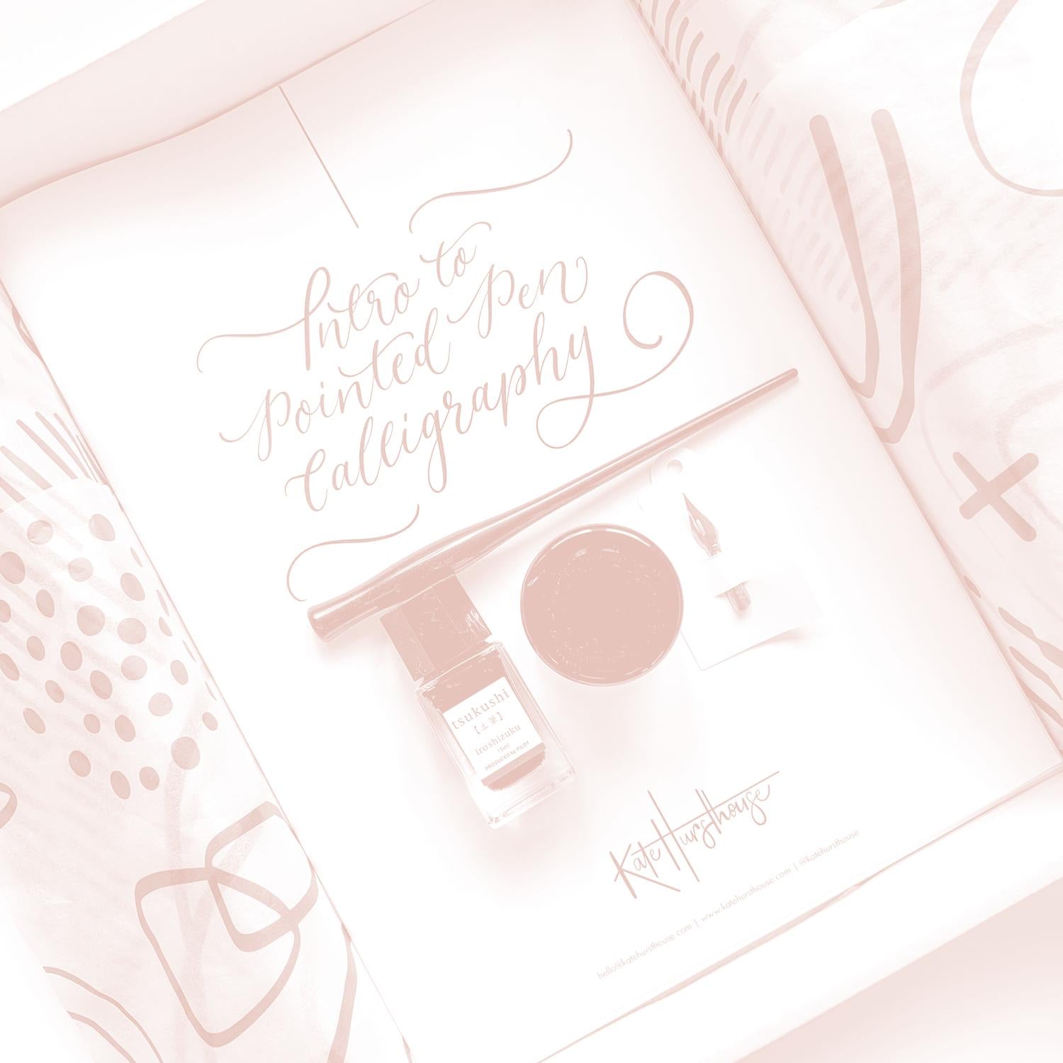 WORKSHOP UPDATE + CALLIGRAPHY KITS – katehursthouse