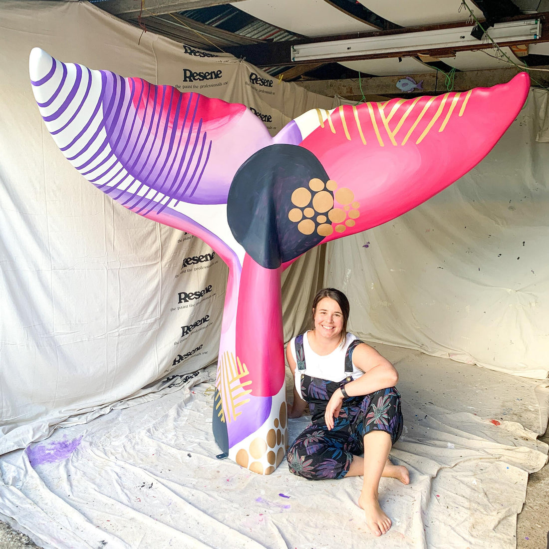Painting a Whale Tail!!