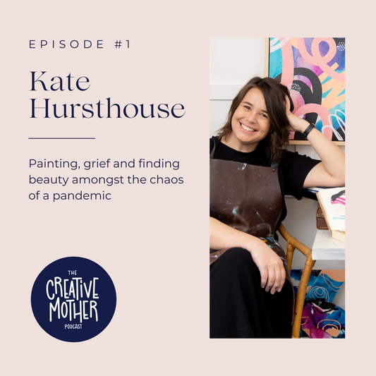 S1 E1: Painting, grief & finding beauty amongst the chaos of a pandemic with Kate Hursthouse | Abstract Artist
