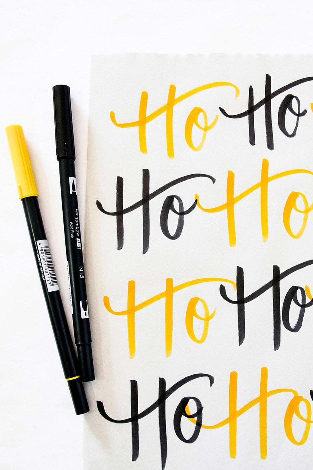Create Your Own Calligraphy Christmas Paper